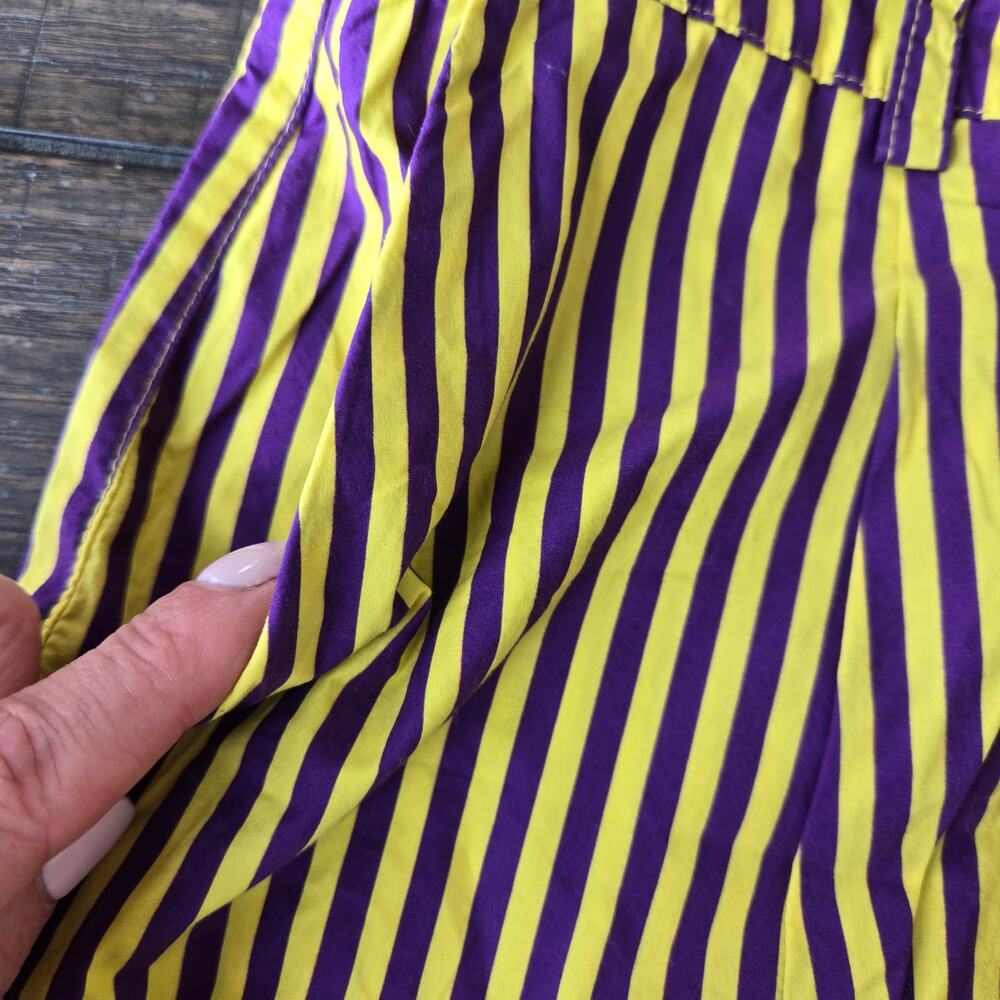 P.A.R.O.S.H. Purple Yellow Stripe Shorts Size XS - Picture 6 of 11